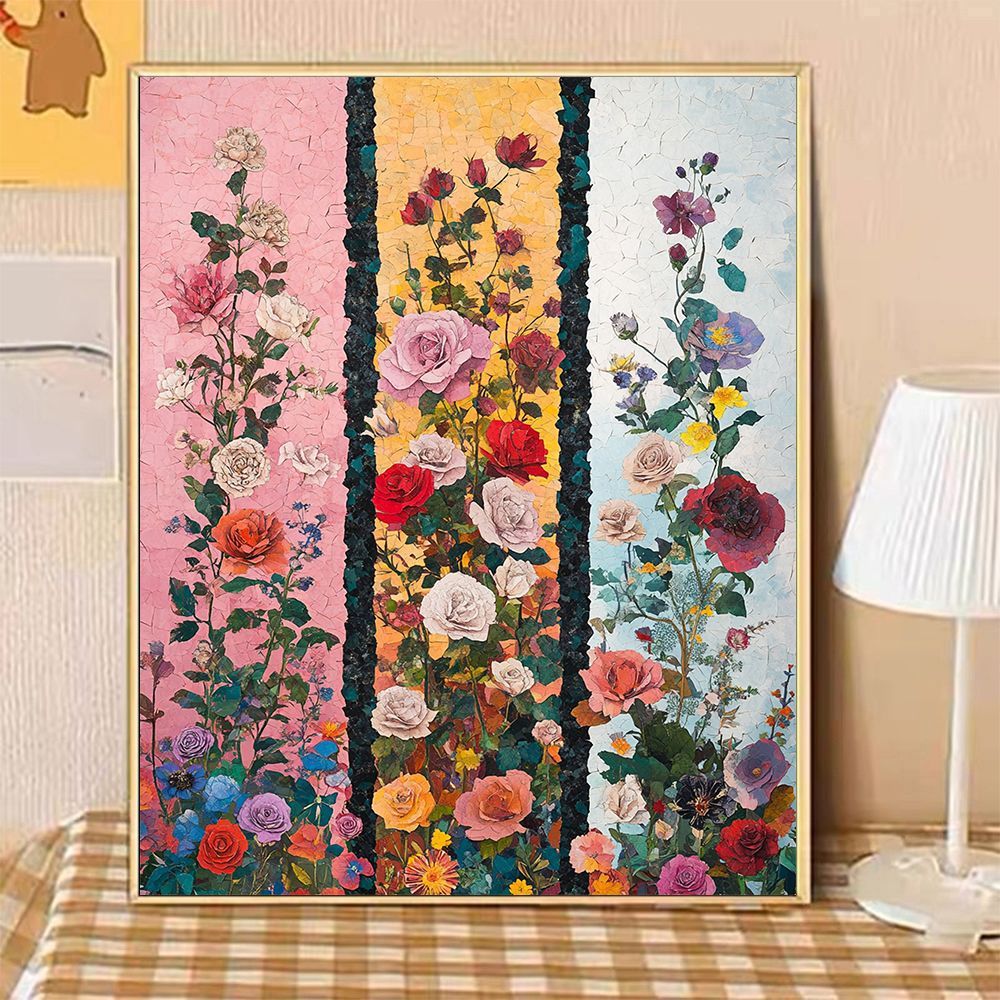 Vintage Floral Artwork Bowlift