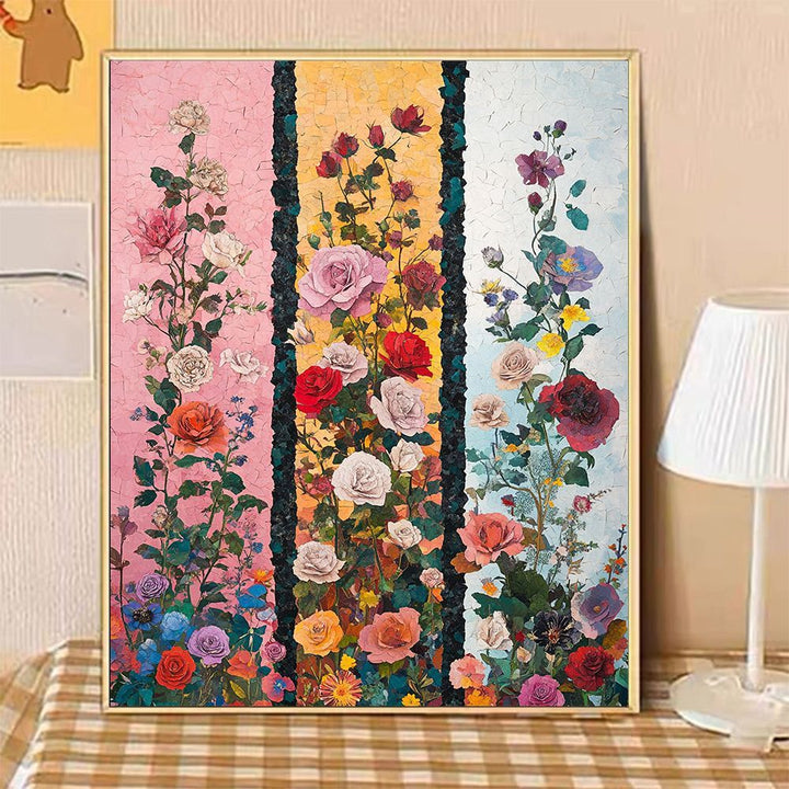 Vintage Floral Artwork Bowlift