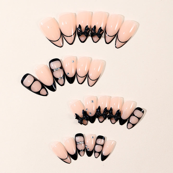 Artistic Stiletto Nail Art Extensions Bowlift