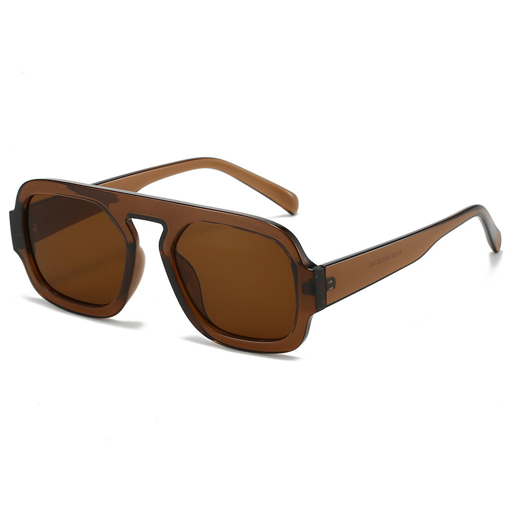 Oversized Geometric Lens Sunglasses Bowlift