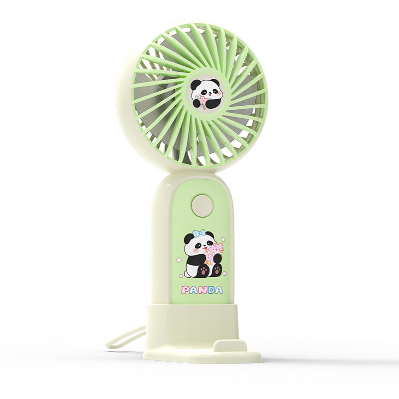 Women's Portable Hand Fan in Cute Panda Design Bowlift