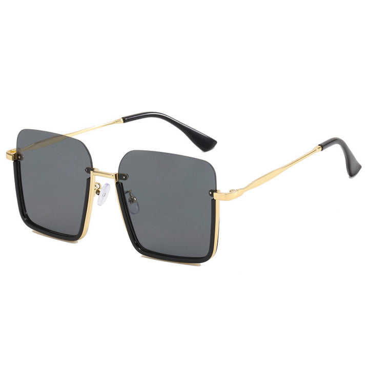 Women oversized sunglasses with elegant geometric frame Bowlift