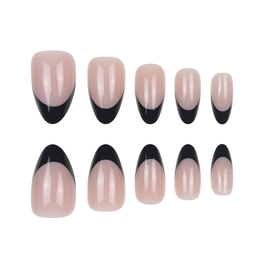 Elegant French Tip Nail Art Extensions Bowlift