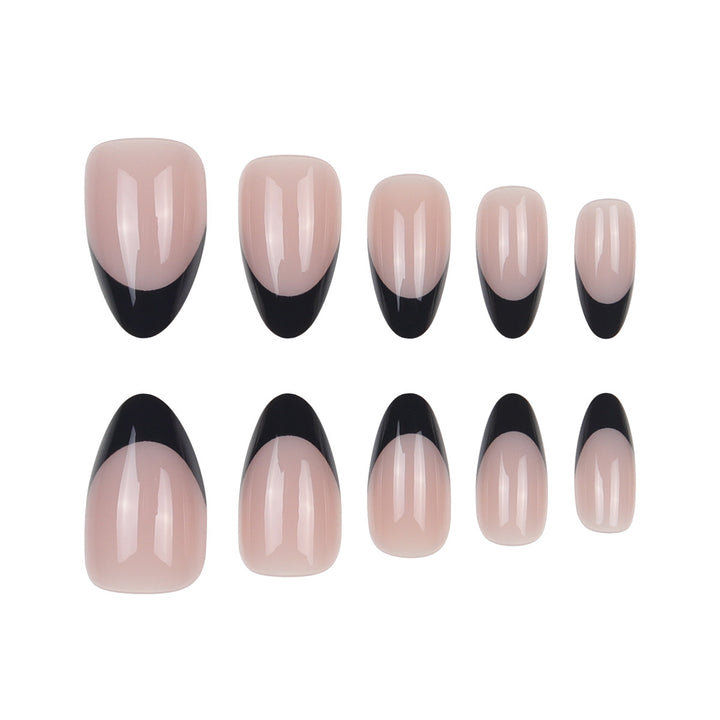 Elegant French Tip Nail Art Extensions Bowlift