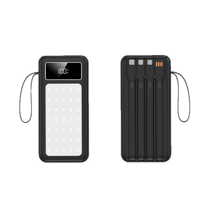 Portable power bank with integrated charging station and innovative LCD display Bowlift