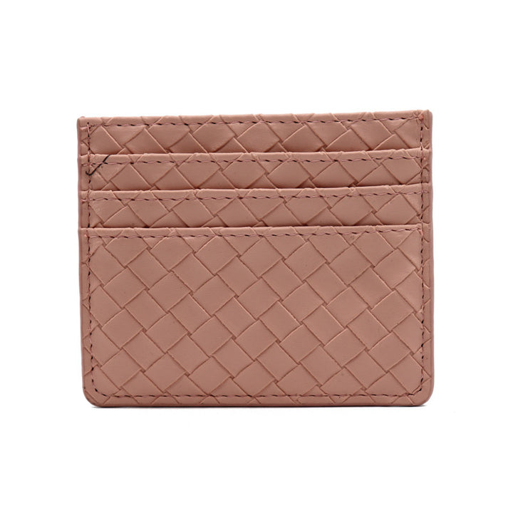 Textured Leather Card Holder