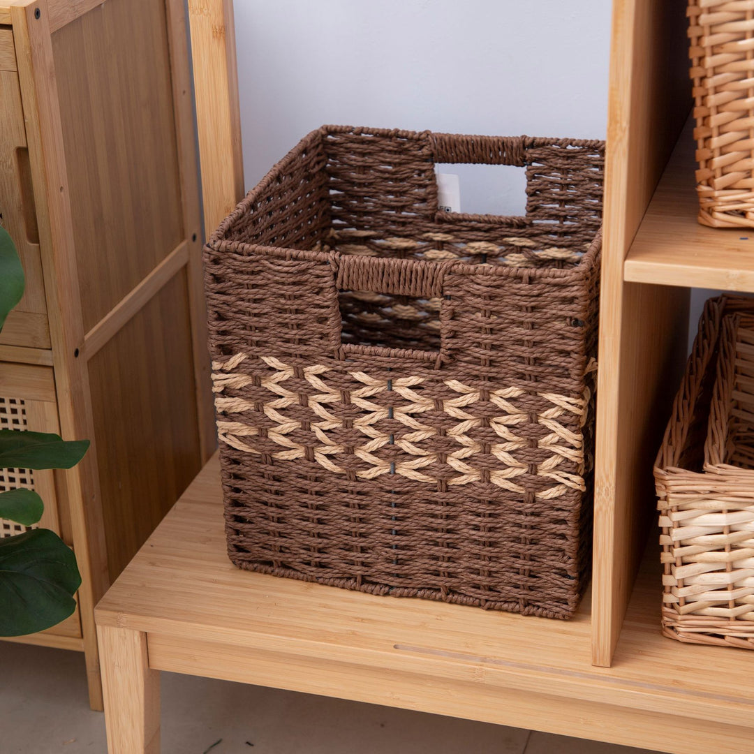 Decorative Woven Storage Cube Bowlift