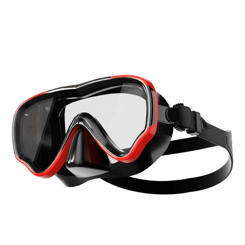 Diving mask with comfortable silicone cover Bowlift
