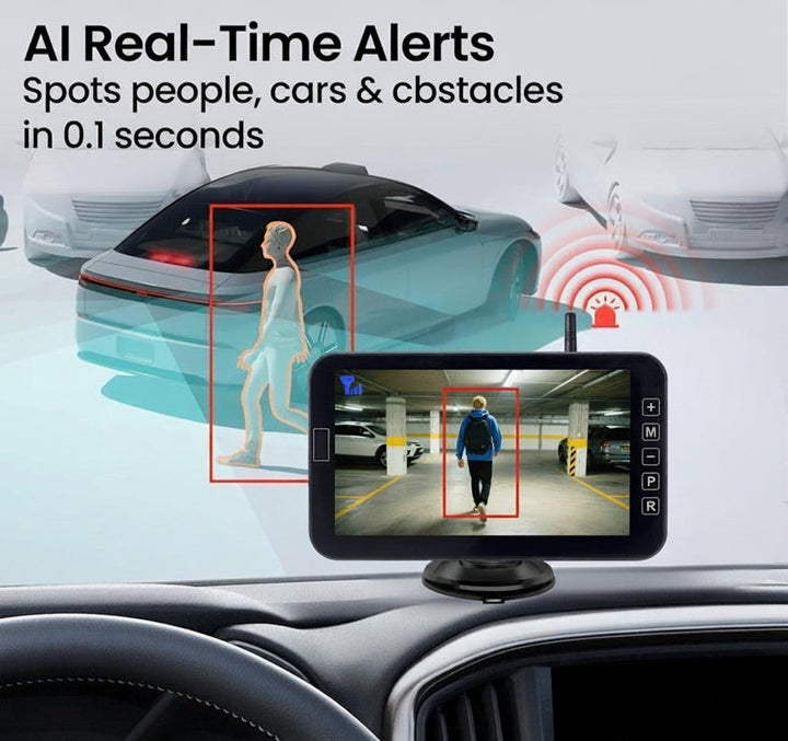 1080P Solar Magnetic Wireless Car Camera