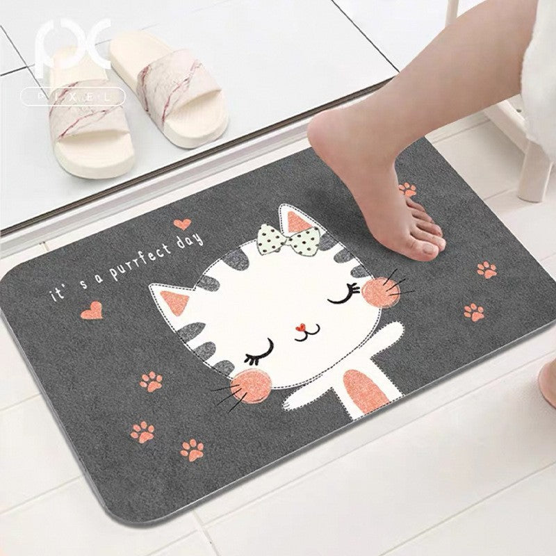 Fun Polar Bear Bath Mat Bowlift