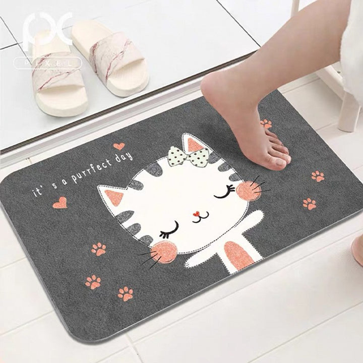 Fun Polar Bear Bath Mat Bowlift