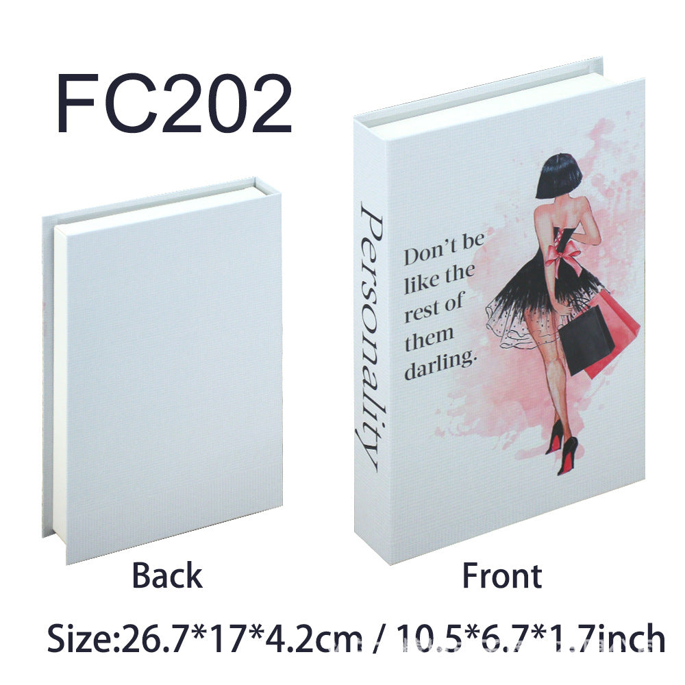 Decorative Hardcover Hidden Storage Book Safe Bowlift