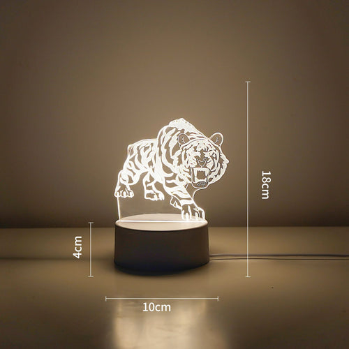 LED Tiger Figure Decorative Lamp