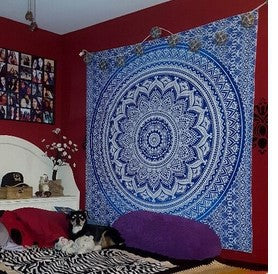 Unisex Mandala Wall Tapestry Bowlift
