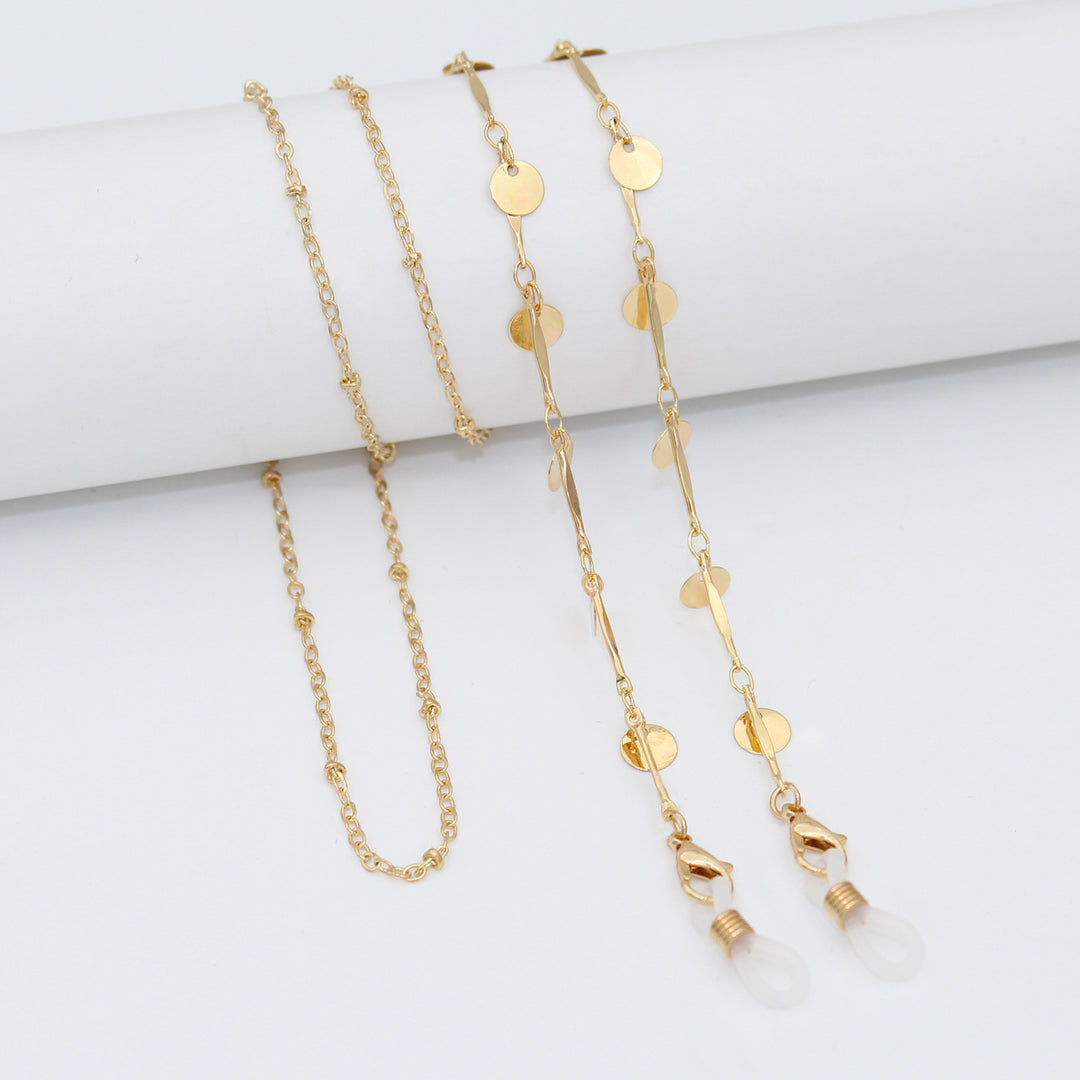 Luxe Crystal-Embellished Eyewear Chain Bowlift