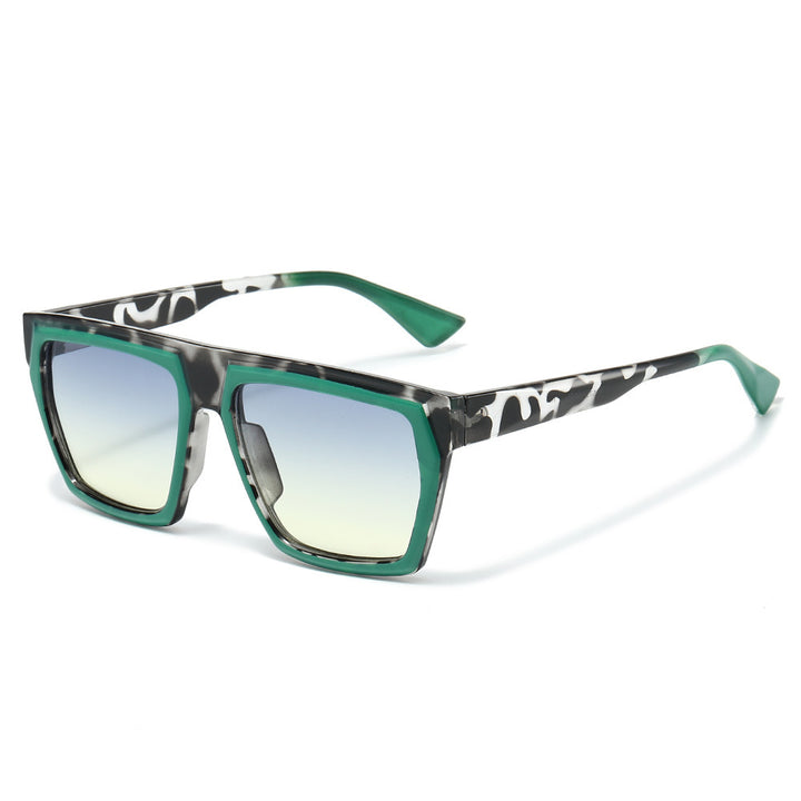 Chic Oversized Geometric Frame Sunglasses Bowlift