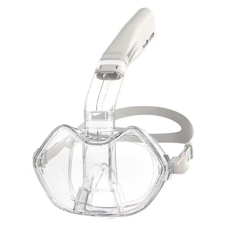 Snorkel mask with innovative anti-fog system Bowlift