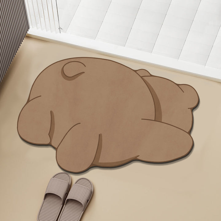 Cute Animal-Shaped Bath Mat