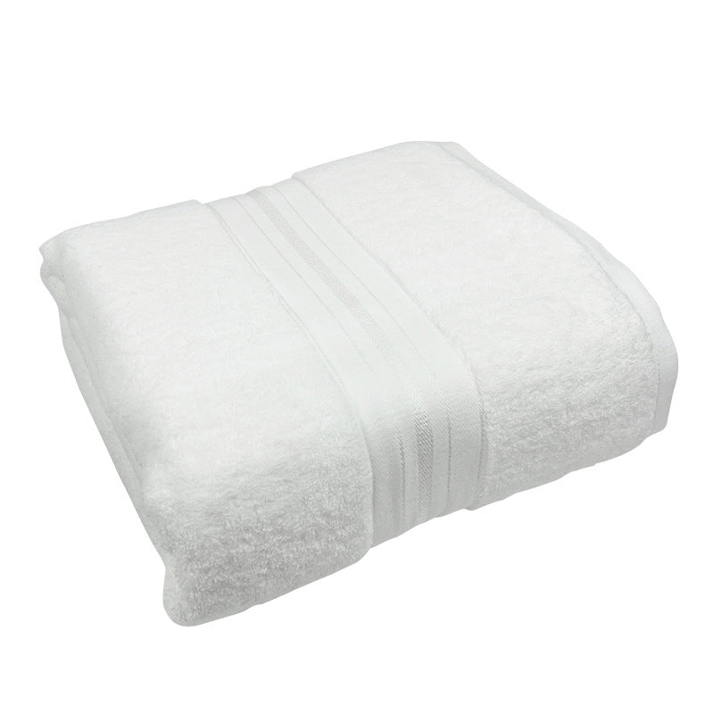 High-quality terry bath towel with elegant stripe detail Bowlift