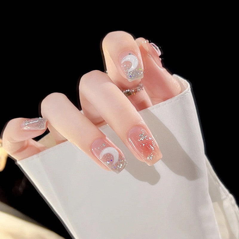 Glittering Nail Art Bowlift