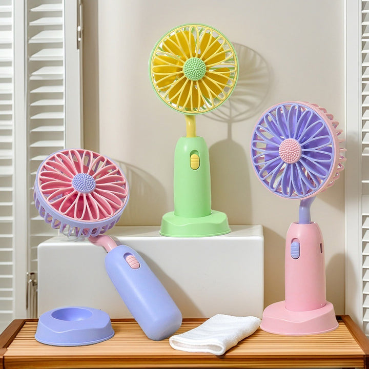 Women's Portable Mini Fan with Flexible Head Bowlift