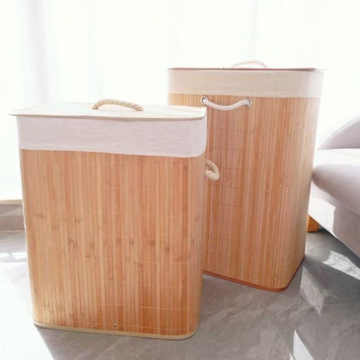 Storage basket with natural bamboo design Bowlift