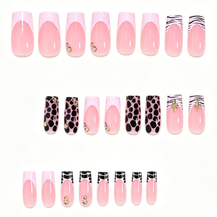 Stylish Decorative Press-On Nail Art Tips Bowlift