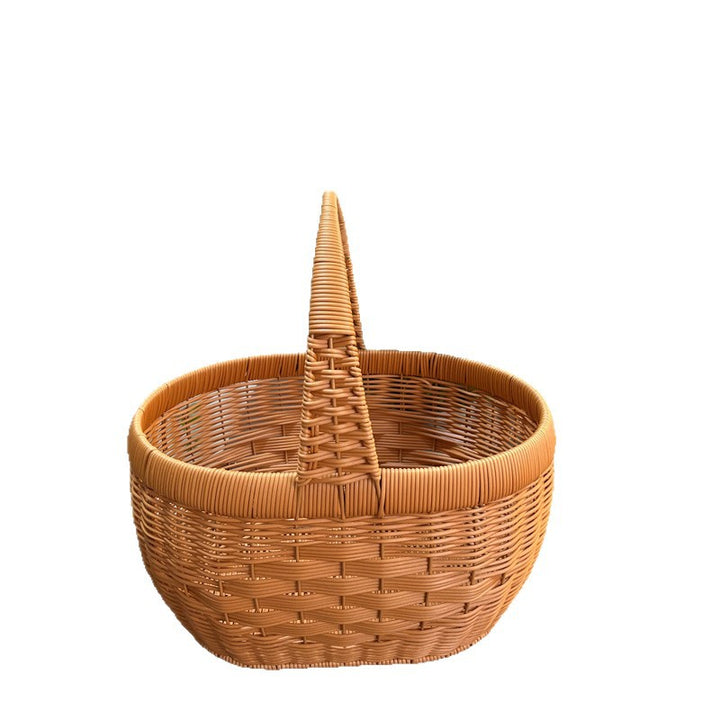 Ladies Handmade Basket with Elegant Handle Bowlift