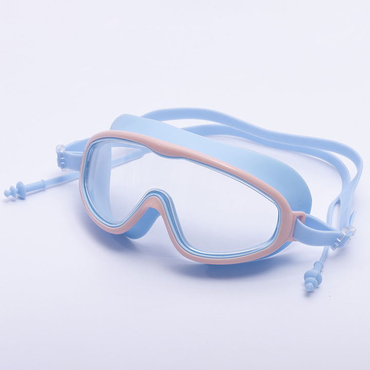 High-performance swimming mask with extensive field of vision Bowlift