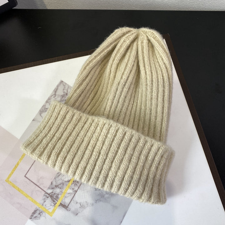 Warm Ribbed Knit Beanie