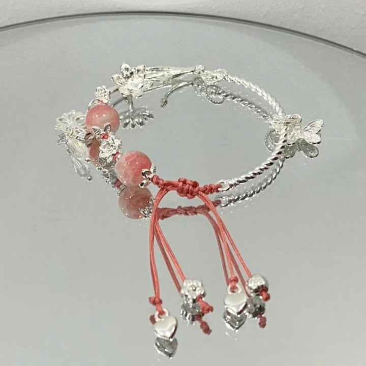 Adjustable Gemstone Charm Bracelet Bowlift