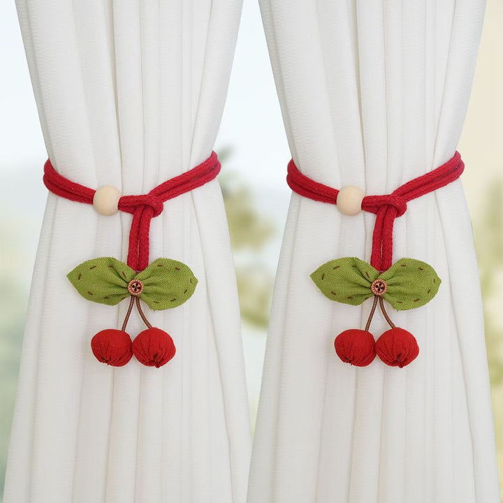 Decorative curtain tieback Bowlift