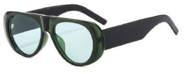 Contemporary Oversized Shield Sunglasses Bowlift