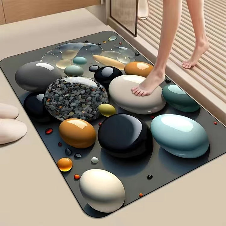 Non-Slip Water-Absorbent Bath Mat Bowlift