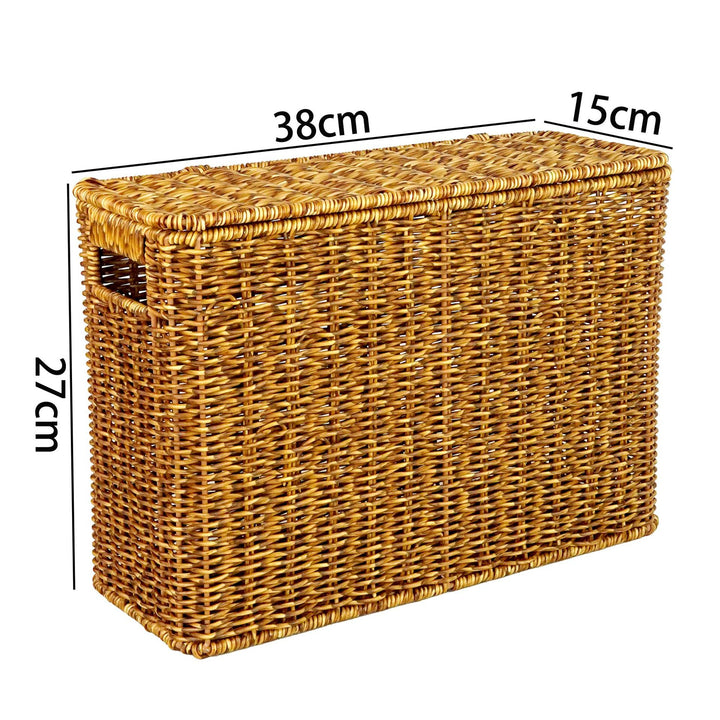 Versatile Wicker Organizer Basket Bowlift