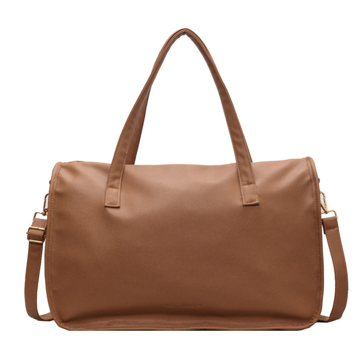 Elegant Tote Bag Made of High-Quality Faux Leather Bowlift