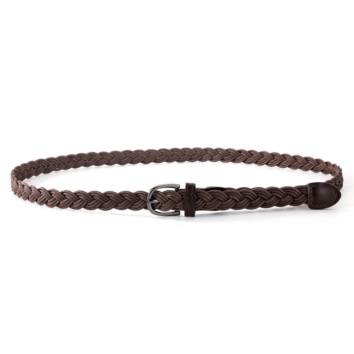 Braided Leather Belt Bowlift