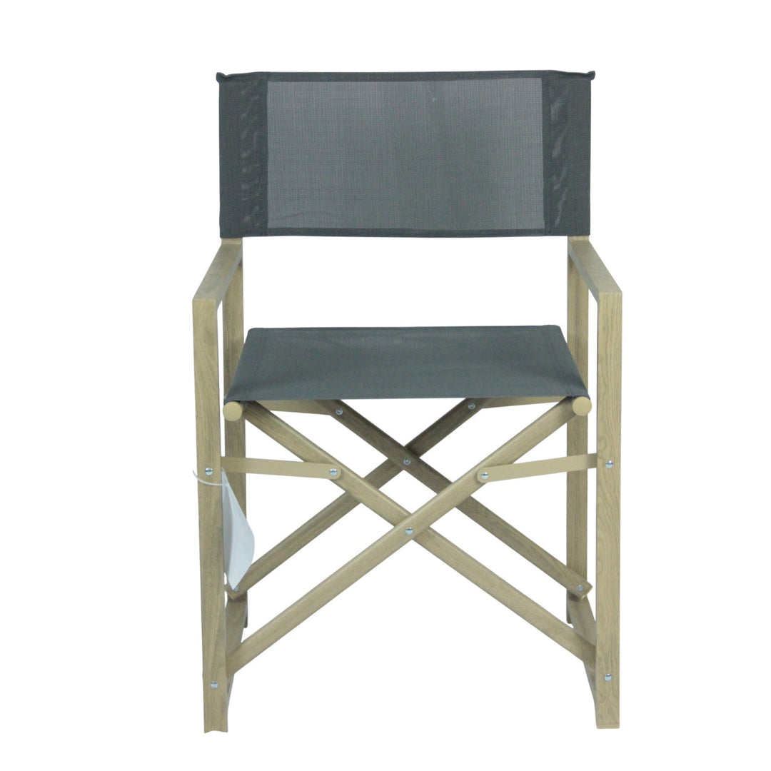 Folding chair with backrest made of high-quality wood Bowlift