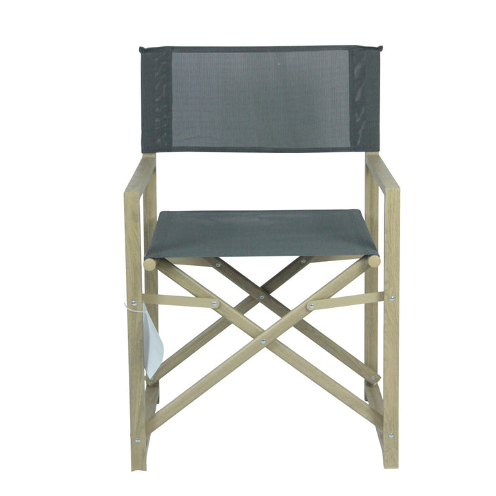 Folding chair with backrest made of high-quality wood Bowlift
