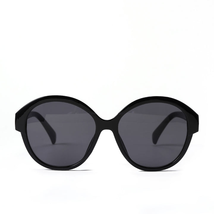 Women's round fashionable sunglasses with striking leopard pattern Bowlift