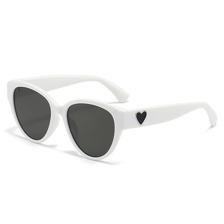 Heart-Shaped Cat-Eye Sunglasses