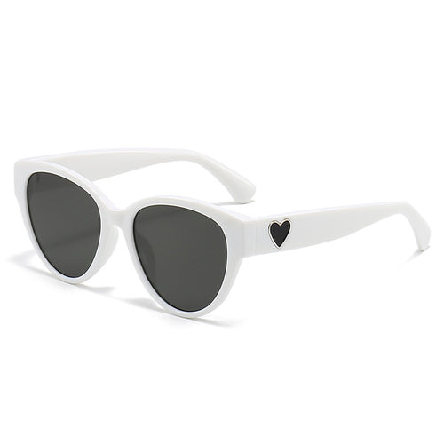 Heart-Shaped Cat-Eye Sunglasses