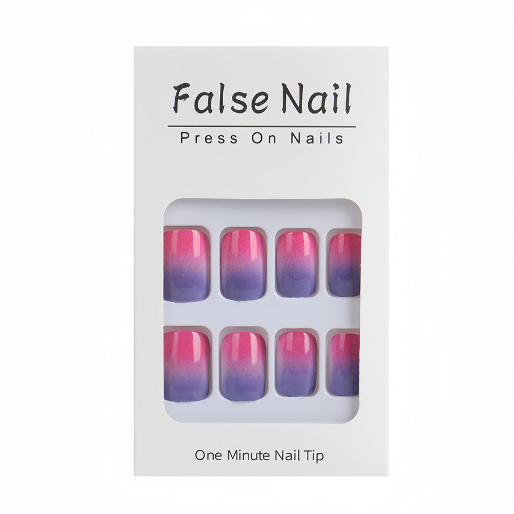 Trendy ombre design artificial nails Bowlift