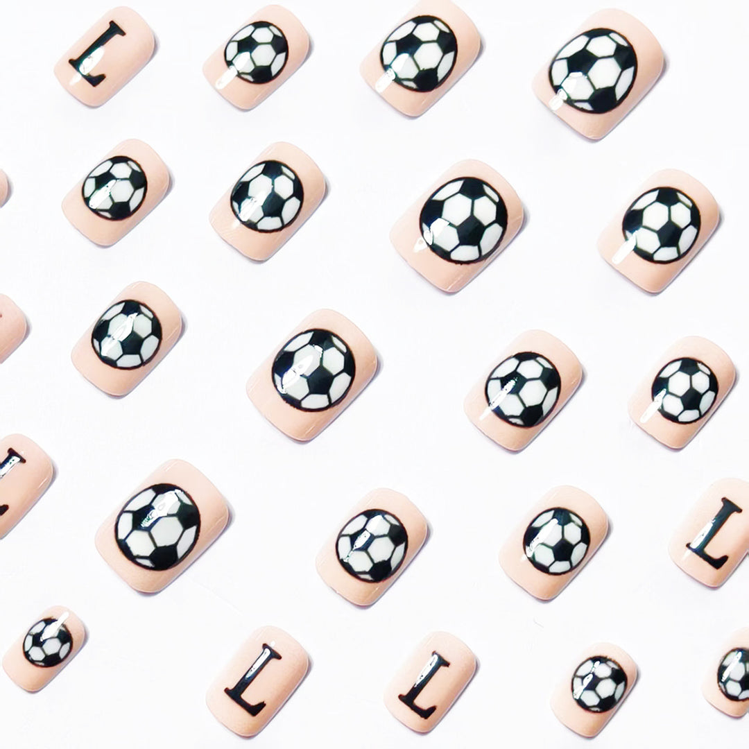 Creative Nail Art with Football Motif Bowlift