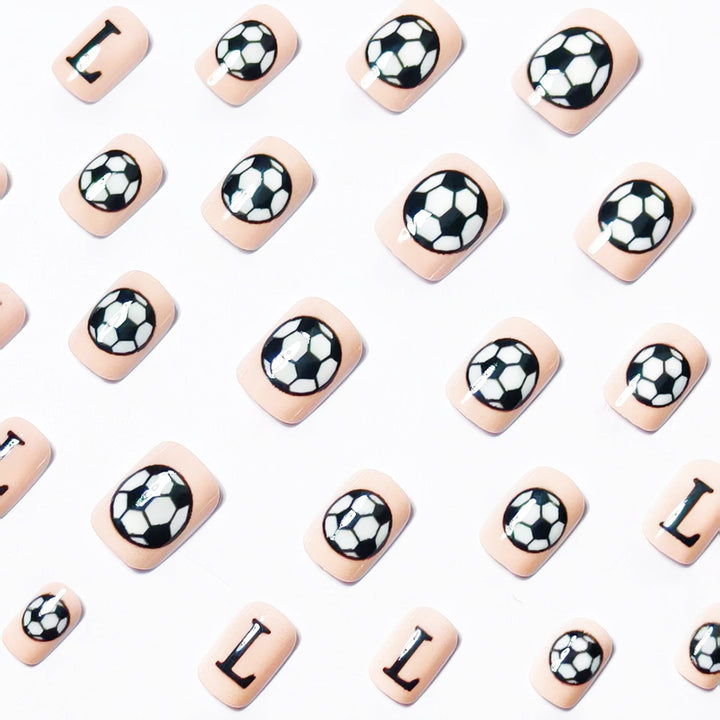 Creative Nail Art with Football Motif Bowlift