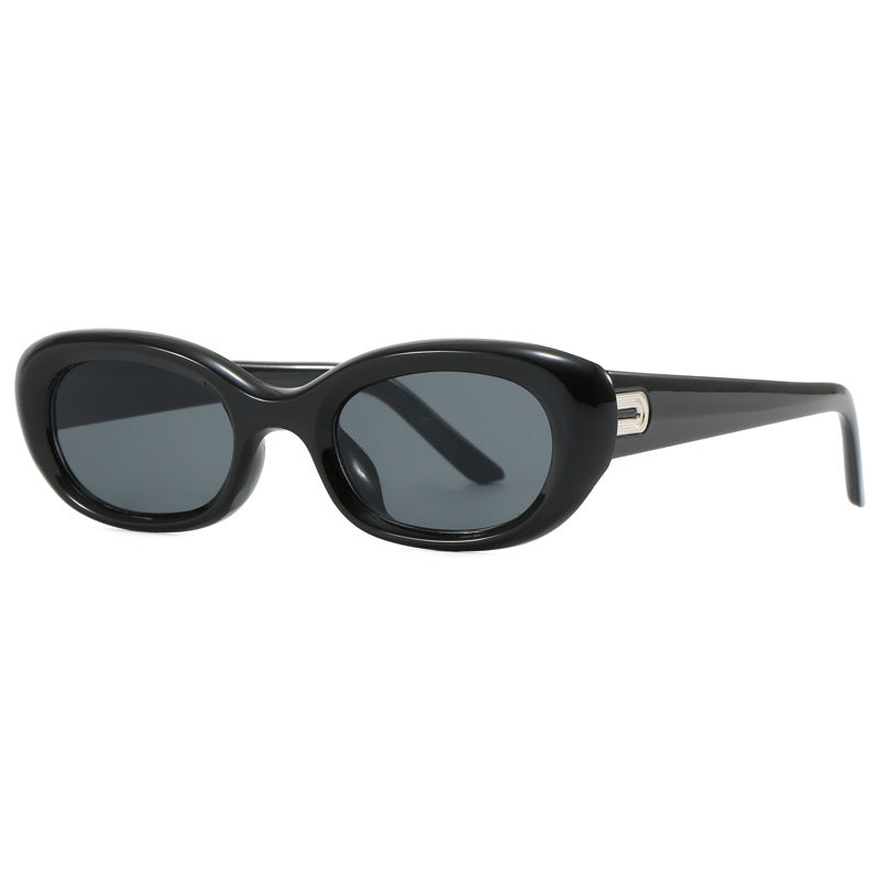 Women's fashionable sunglasses with oval design and UV protection Bowlift