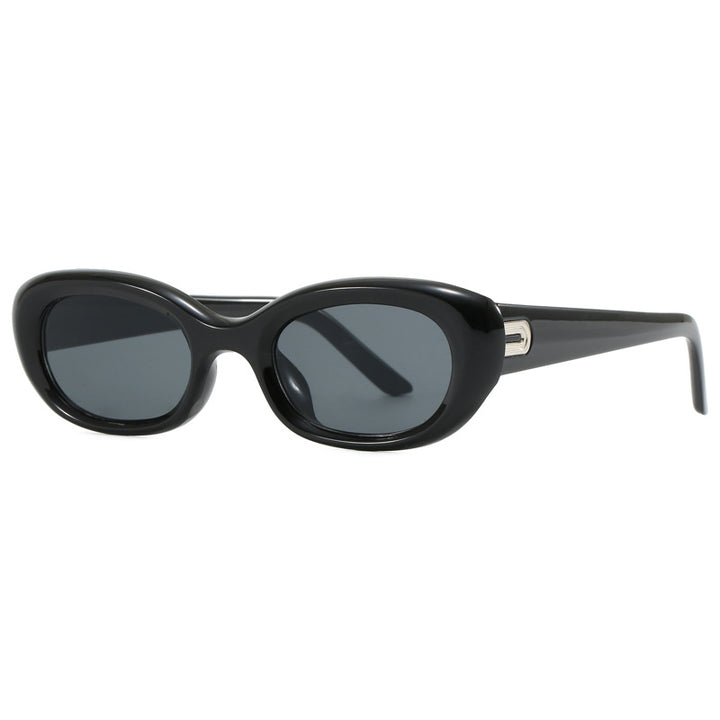 Women's fashionable sunglasses with oval design and UV protection Bowlift