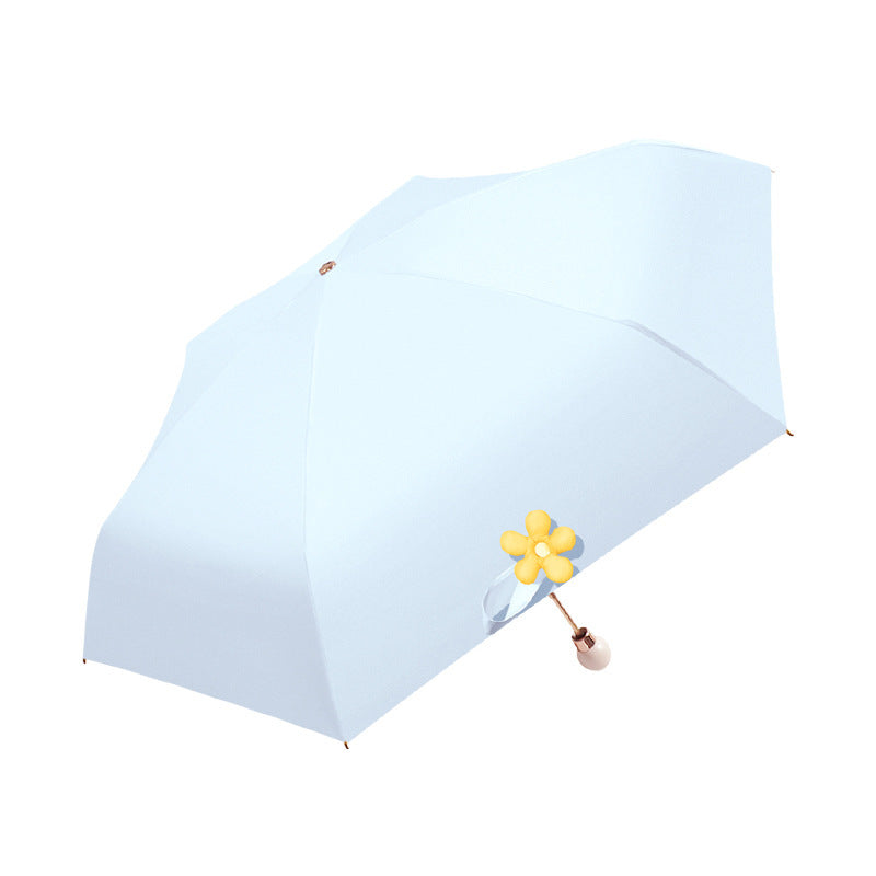 Ladies elegant umbrella with colorful floral motif Bowlift