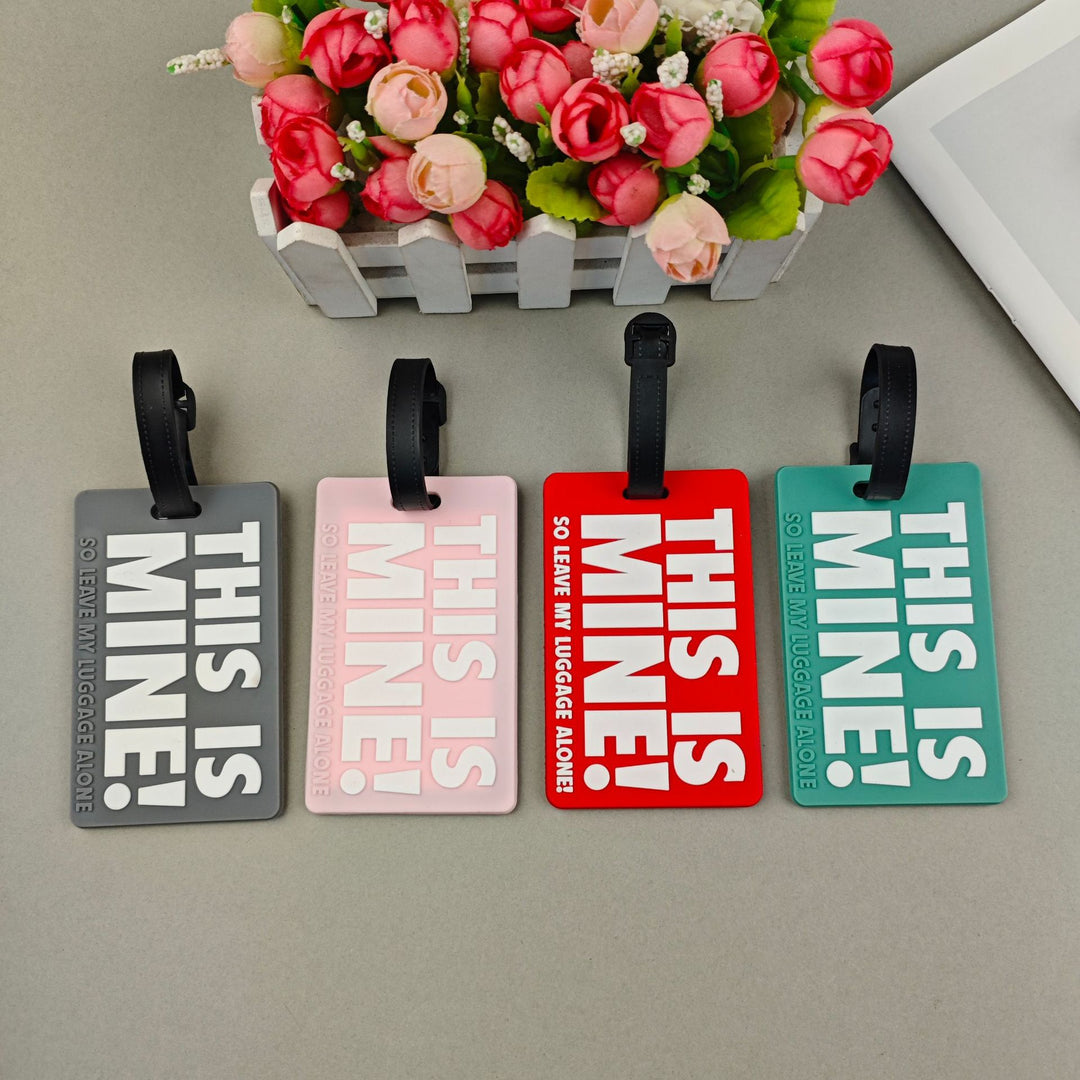Unisex Luggage Tag with Humorous Message Bowlift