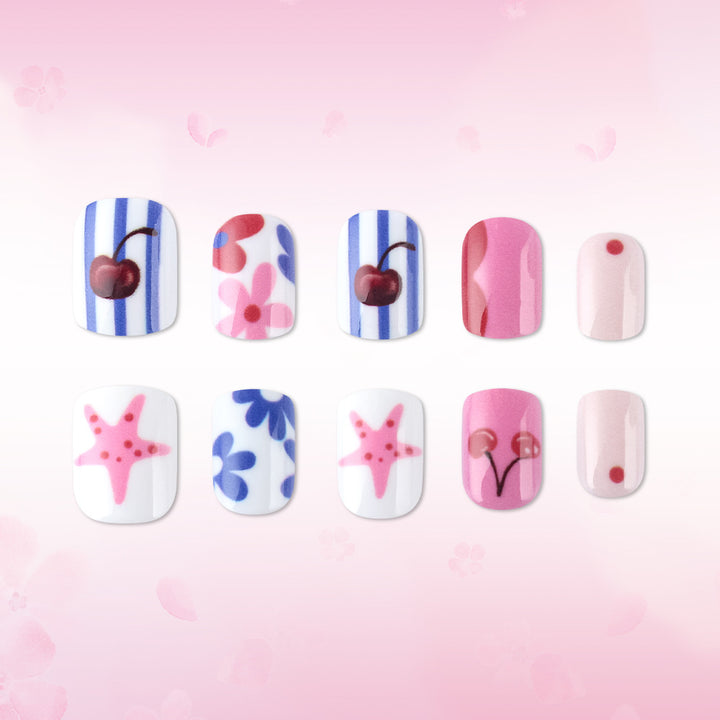 Creative Cherry Blossom Nail Art Bowlift